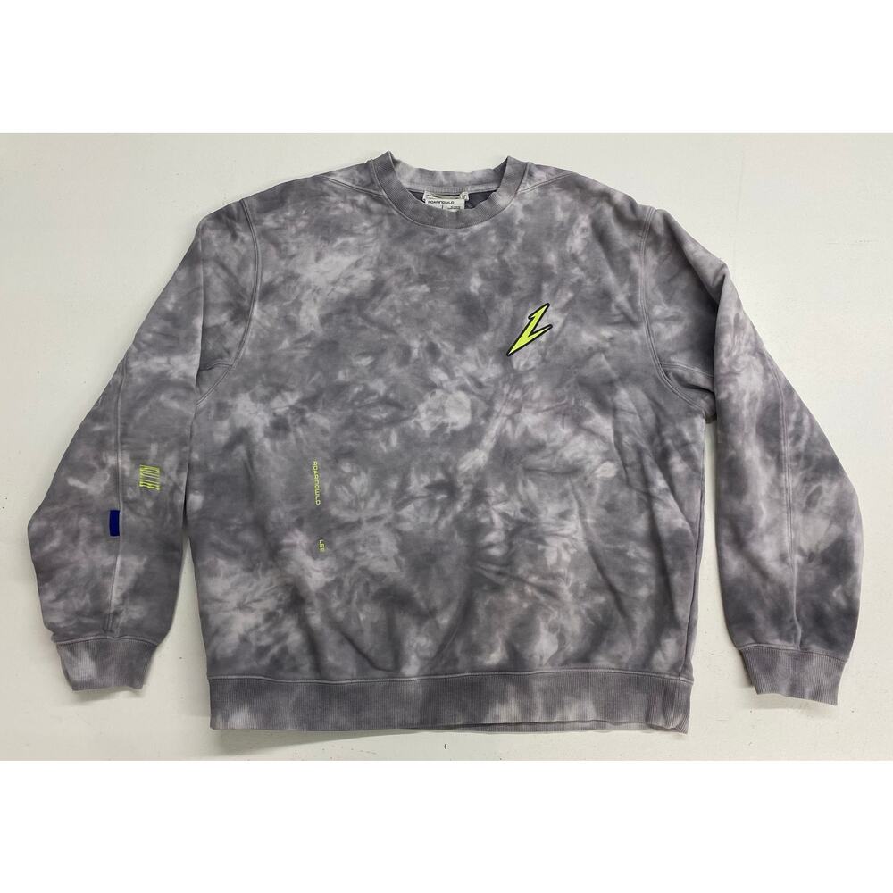 Men Lee x Roaringwild tie-dye midweight graphic crewneck pullover sweatshirt L